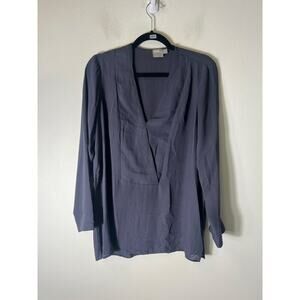 Asos Dark Gray Long Sleeve Tunic Sz 8